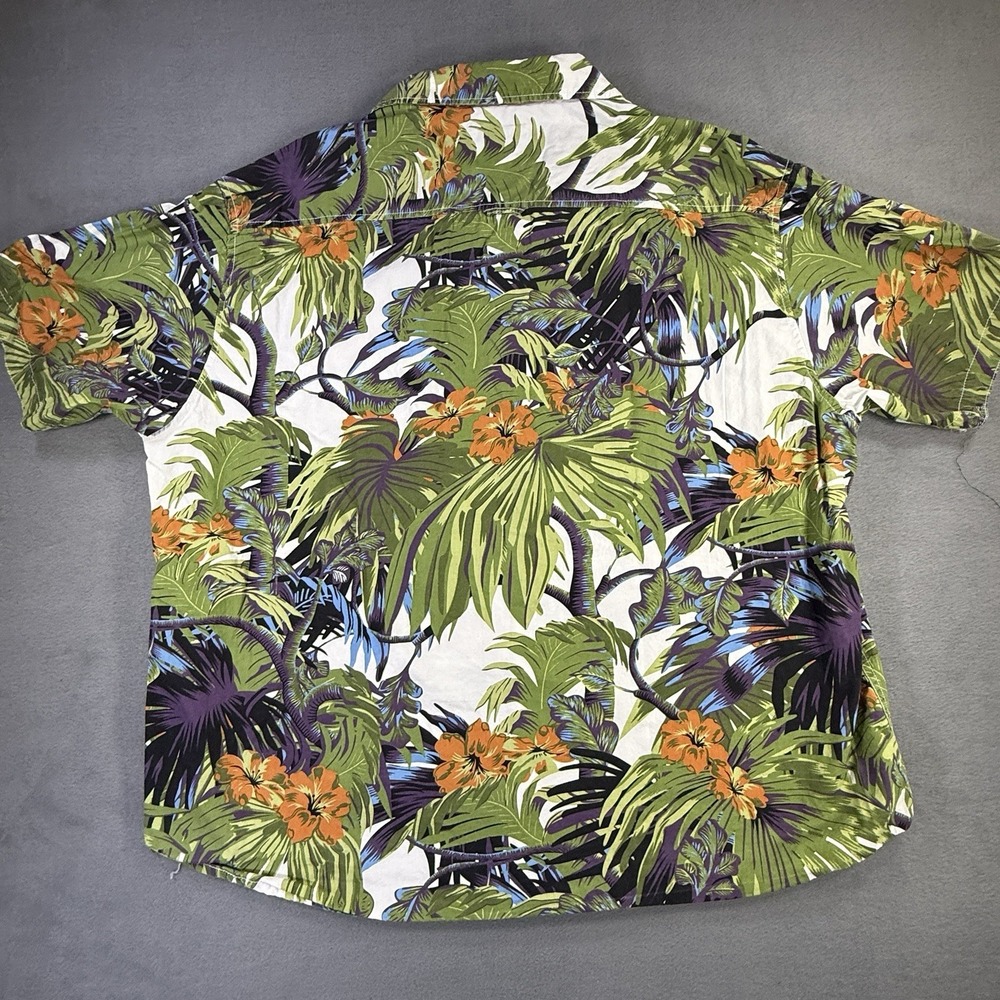 Ditch Plains Ricky Singh Hawaiian Shirt Men's 4XL Tropical Floral Cotton Classic - Picture 6 of 6